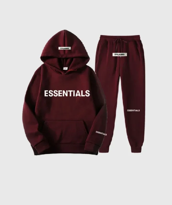 Brown Essentials Tracksuit