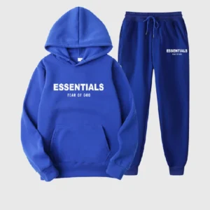 Blue Fear of God Essentials Trackuit