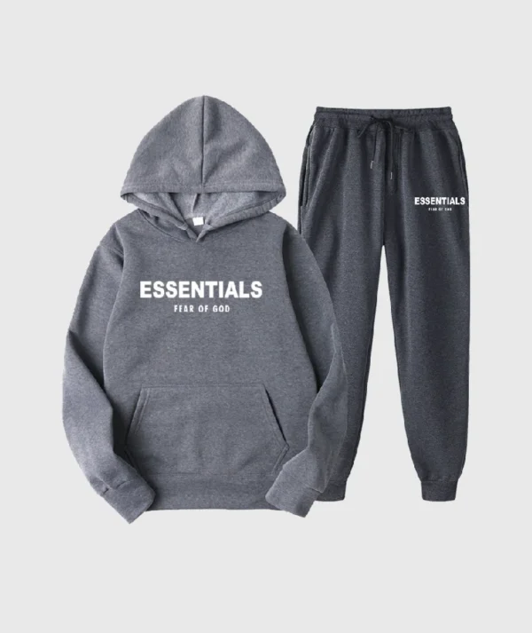 Essentials Fear of God Gray traksuit