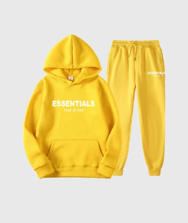 Essentials Fear of God Yellow Tracksuit