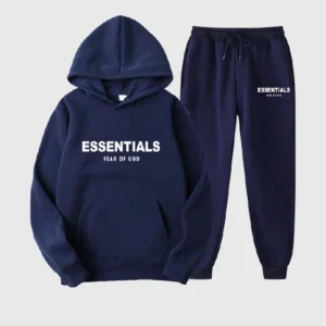 Dark Blue Essentials Fear of God Tracksuit