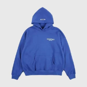 Essentials Blue Fear of God Hoodie