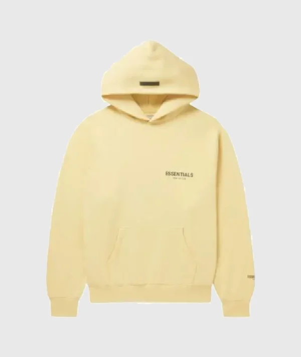 Fear Of God - Essentials pullover Hoodie Yellow