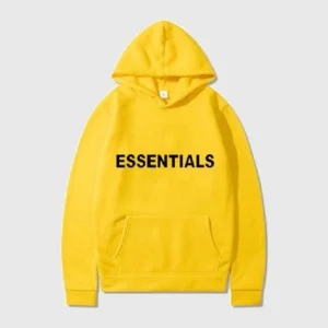 Fear Of God Essentials Yellow Hoodie