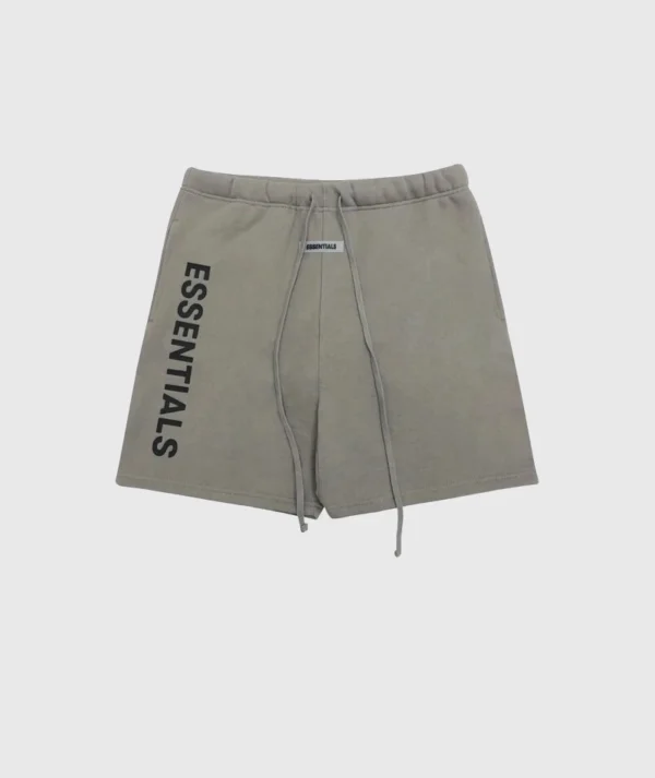 Fear of God Essentials Logo Shorts Gray